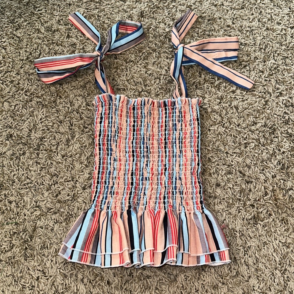 shein flowy striped top